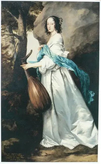 Ritratto di Isabella Rich (1623-), moglie di Sir James Thynne - Antoine van Dyck