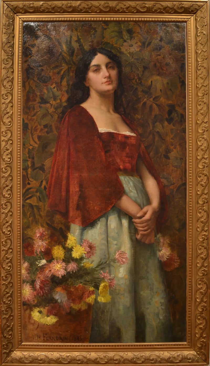 Ritratto di un'italiana - Hippolyte Flandrin
