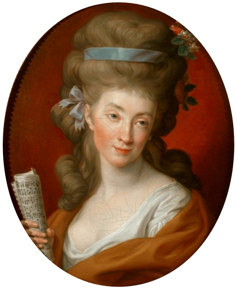 Ritratto di Izabela (Elżbieta) Potocka née Lubomirska in Polimnia. - Pompeo Batoni
