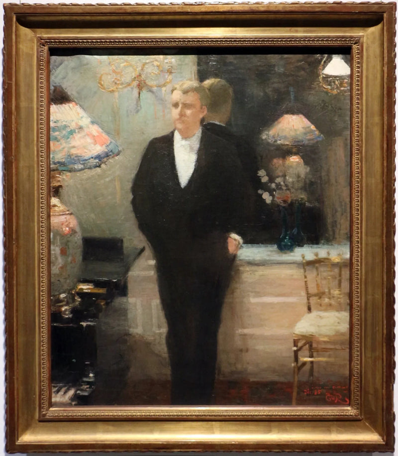 Ritratto di Octave Maus - The��o van Rysselberghe