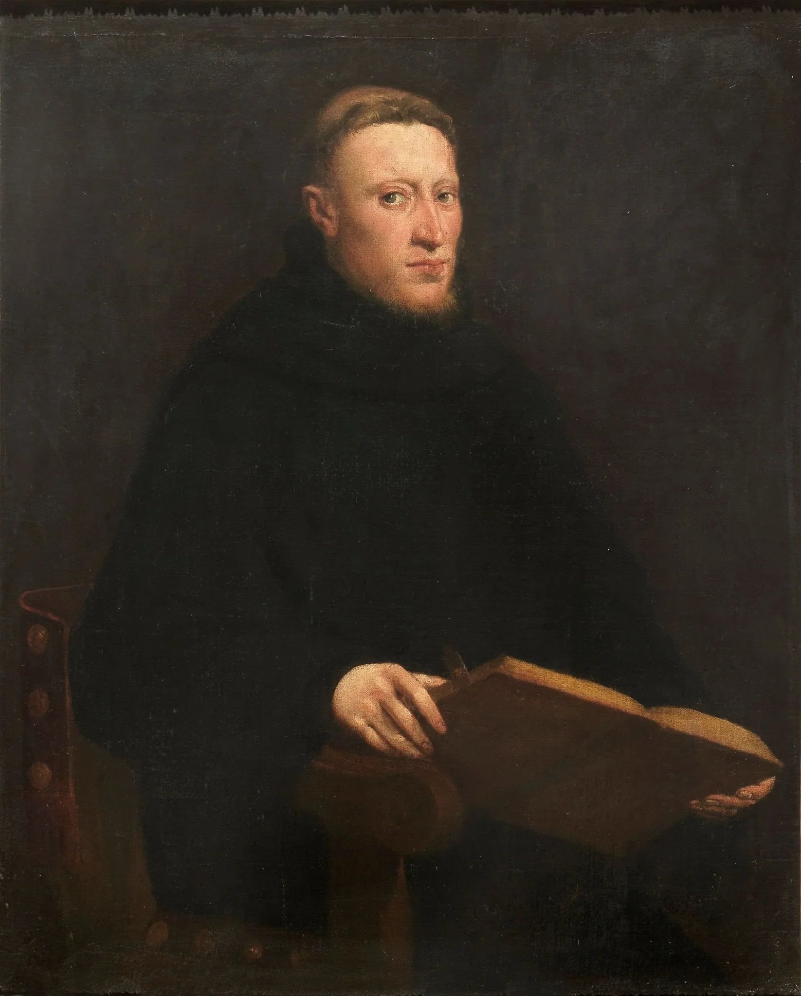 Portrait d'Onofrio Panvinio - Jacopo Tintoretto image 1 reproduction de peinture à l’huile