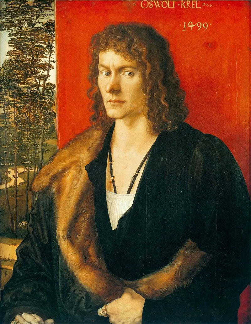 Ritratto di Oswolt Krel: Oswolt Krel - Albrecht Dürer