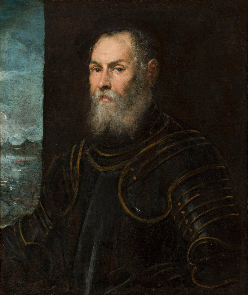 Ritratto di un ammiraglio veneziano. - Jacopo Tintoretto
