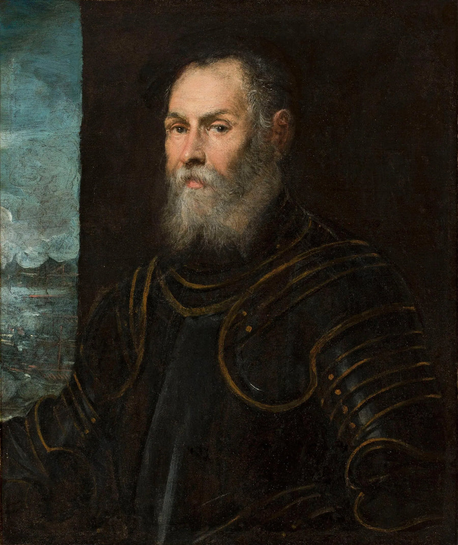 Ritratto di un ammiraglio veneziano. - Jacopo Tintoretto