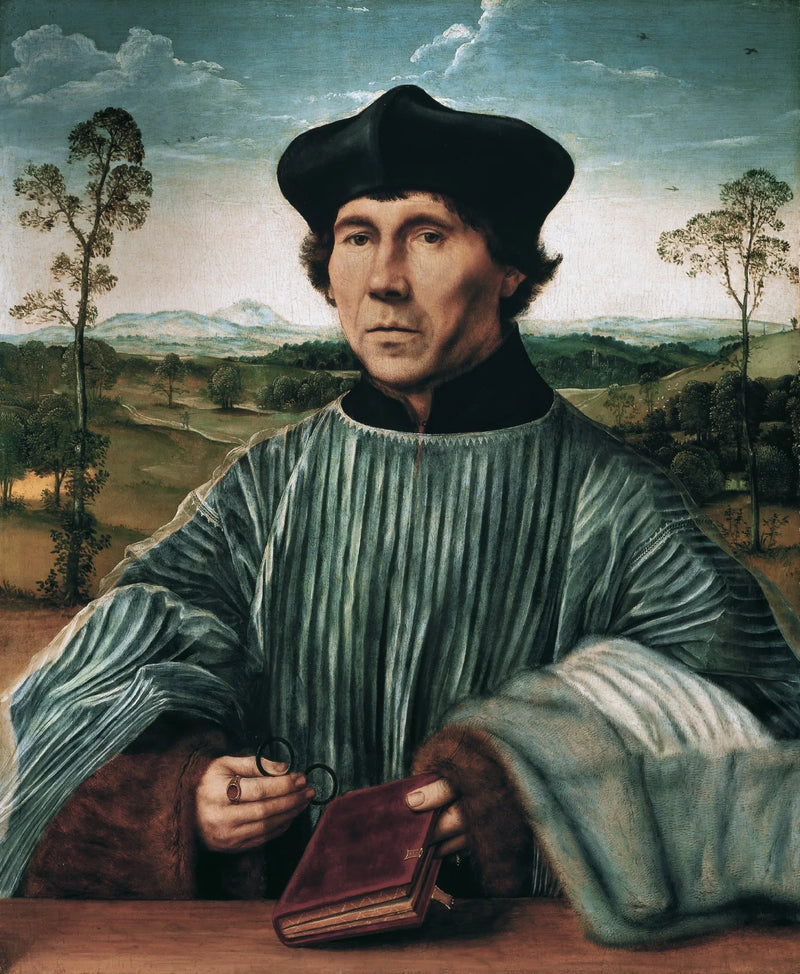 Ritratto di un canonico. - Quentin Metsys