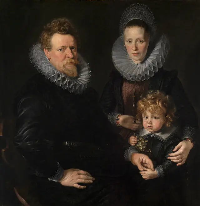 Ritratto di una coppia sposata con un bambino - Peter Paul Rubens