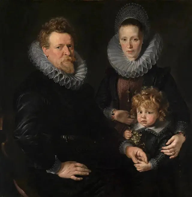 Ritratto di una coppia sposata con un bambino - Peter Paul Rubens