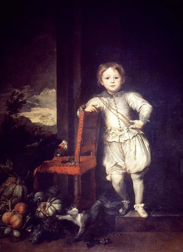 Ritratto di un bambino in bianco - Antoine van Dyck