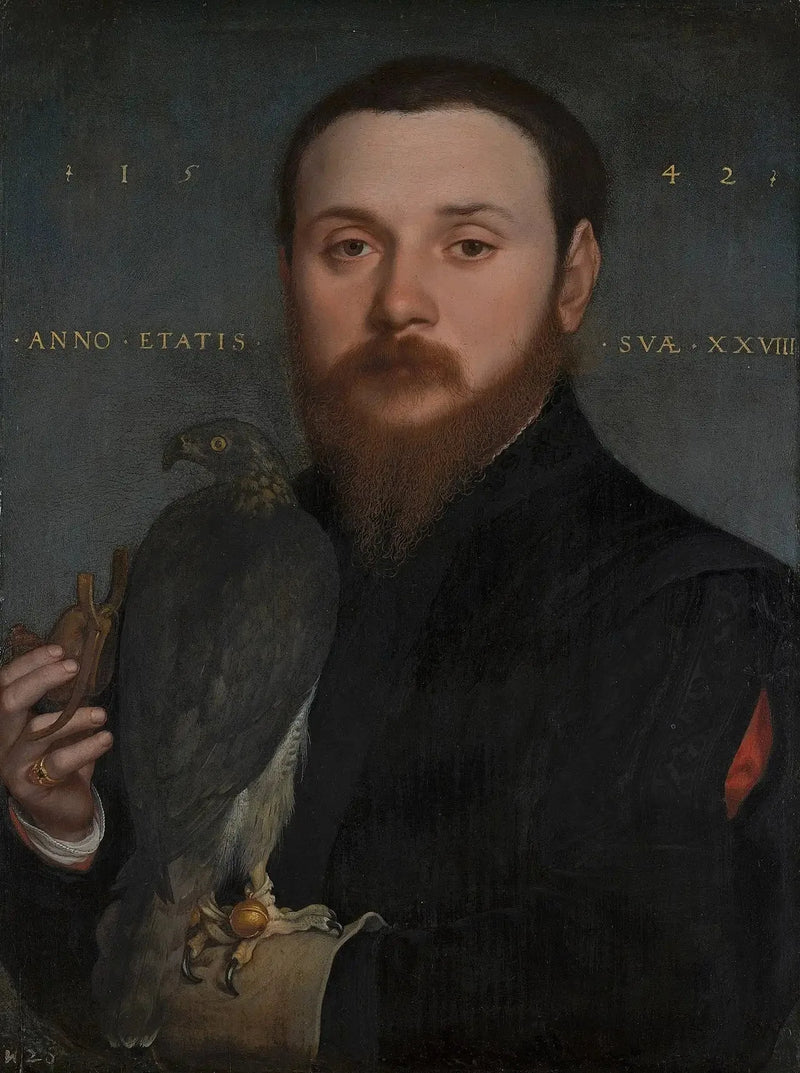 Ritratto di un falconiere - Hans Holbein il Giovane