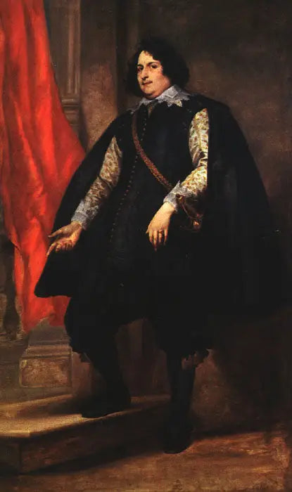 Portrait d'un gentilhomme - Antoine van Dyck image 1 reproduction de peinture à l’huile