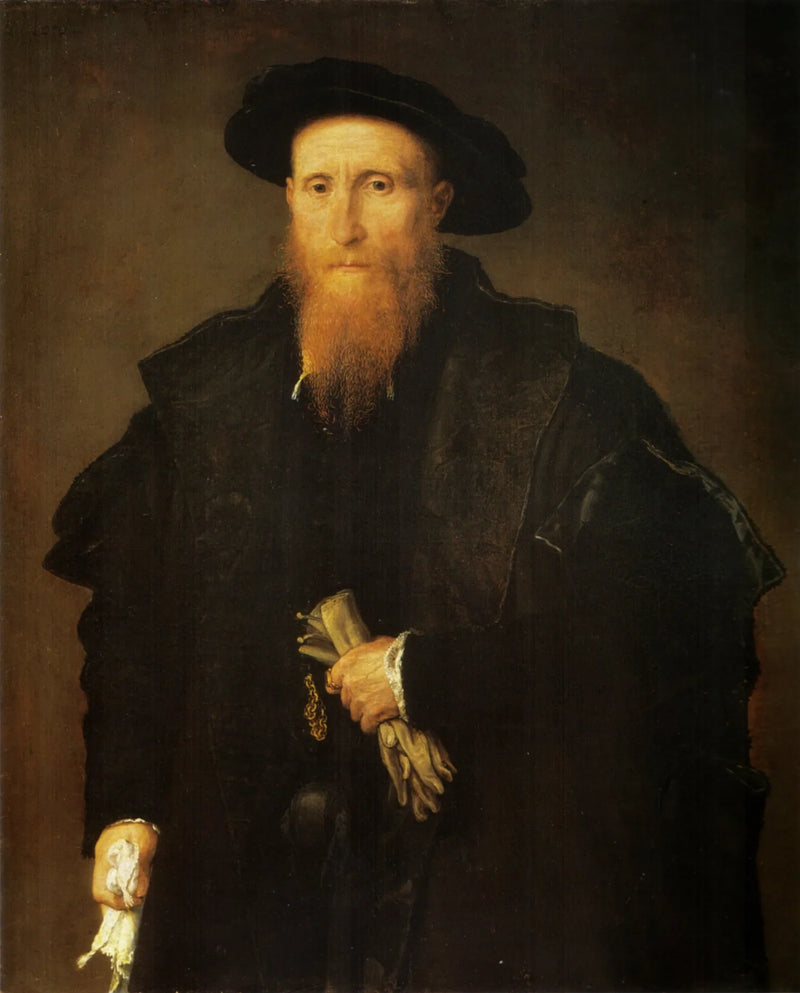 Ritratto di un gentiluomo con guanti - Lorenzo Lotto