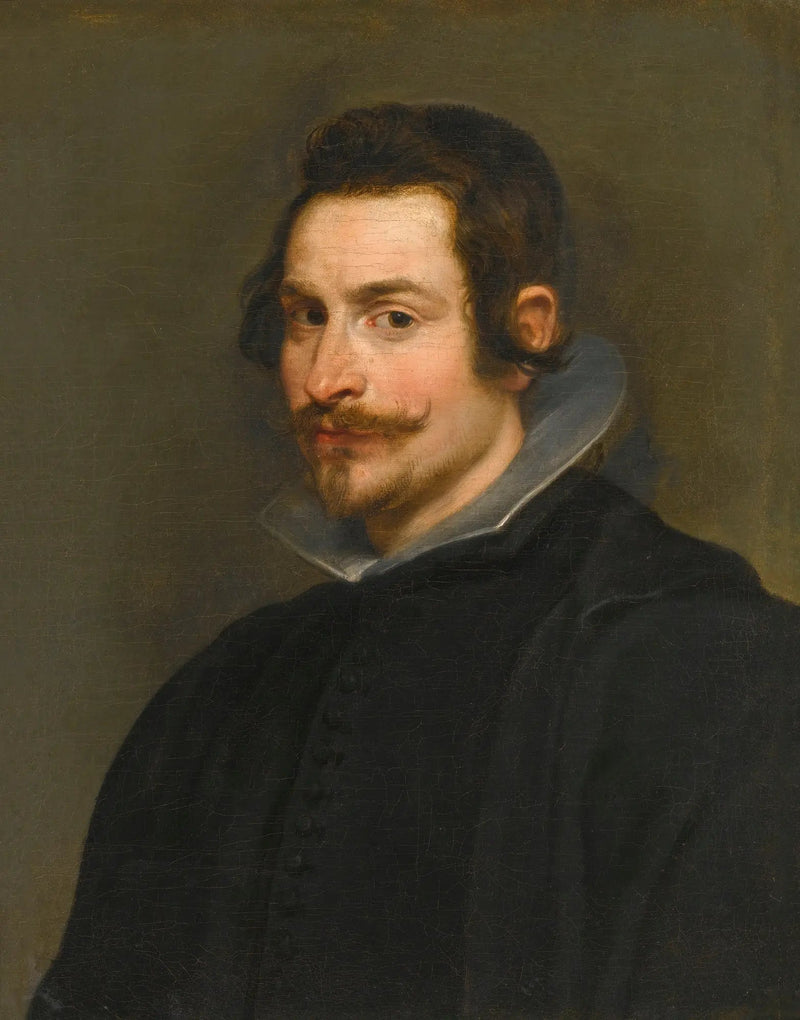 Ritratto di un gentiluomo, a mezza figura, vestito di nero - Peter Paul Rubens