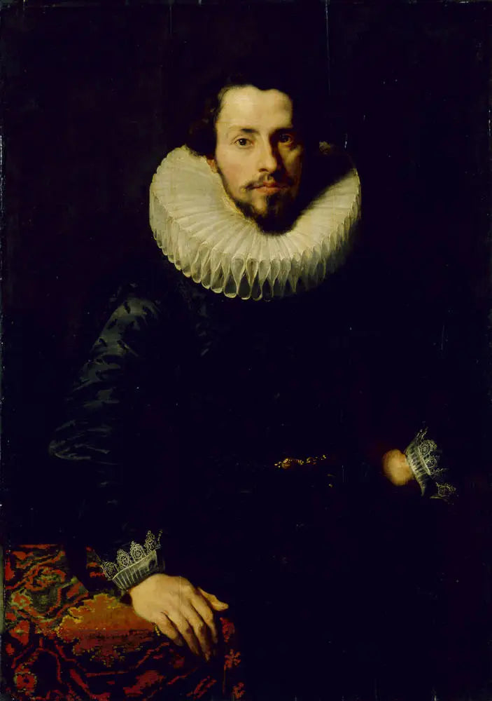 Ritratto di un uomo a un tavolo - Antoine van Dyck