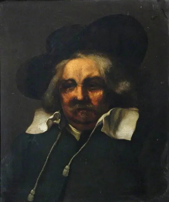 Portrait d'un homme âgé (copie d'un tableau de 1667) - Rembrandt image 1 reproduction artisanale de tableau