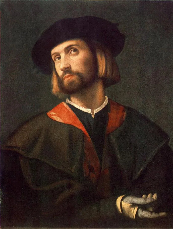 Portrait d'un homme - Alessandro Bonvicino image 1 copie de tableau peinte à la main