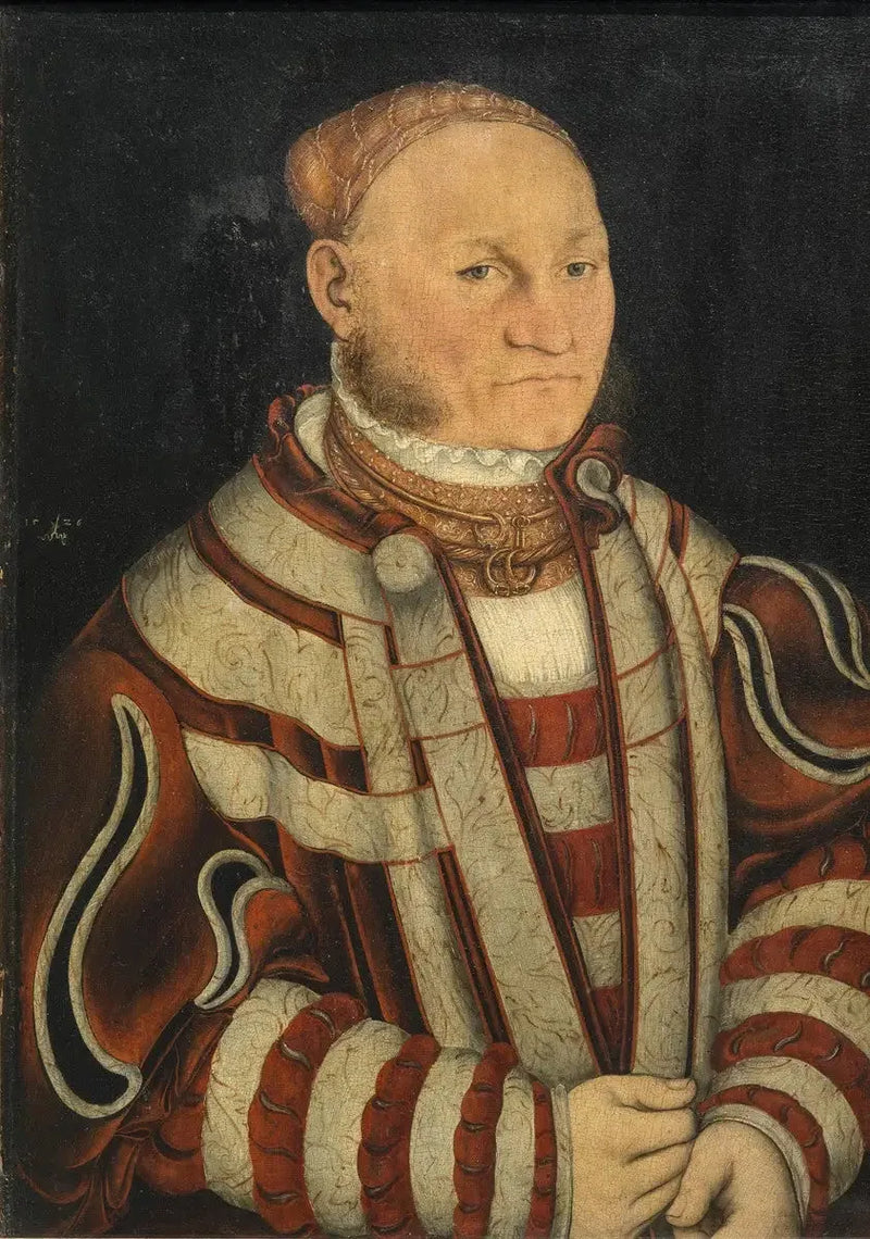 Ritratto di un uomo con baffi rossi - Lucas Cranach il Vecchio