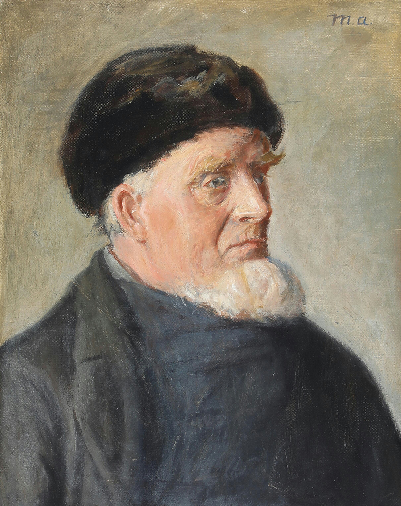 Ritratto di un uomo di Skagen. -Michael Peter Ancher