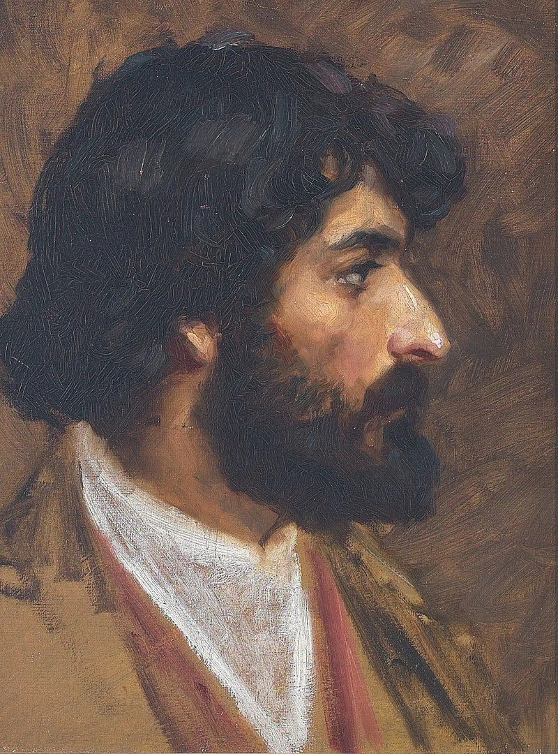 Ritratto di un uomo egiziano. - H. A. Brendekilde