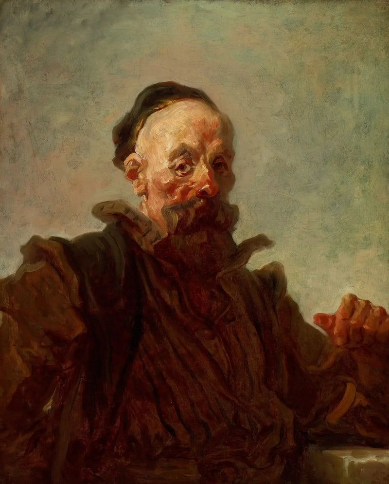 Ritratto di un uomo in costume spagnolo - Jean-Honoré Fragonard