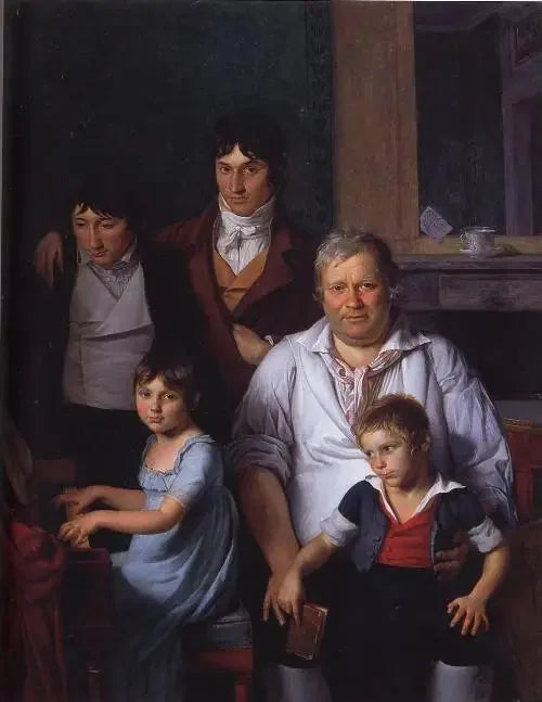 Ritratto di un uomo e dei suoi figli - Jacques-Louis David