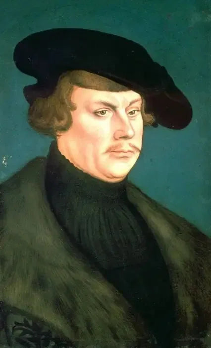 Portrait d'un homme inconnu - Lucas Cranach the Elder image 1 reproduction de peinture à l’huile