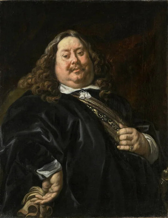 Portrait d'un homme - Jacob Jordaens image 1 reproduction de peinture à l’huile