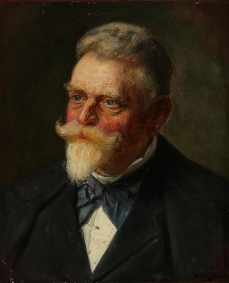 Ritratto di un uomo. -Michael Peter Ancher