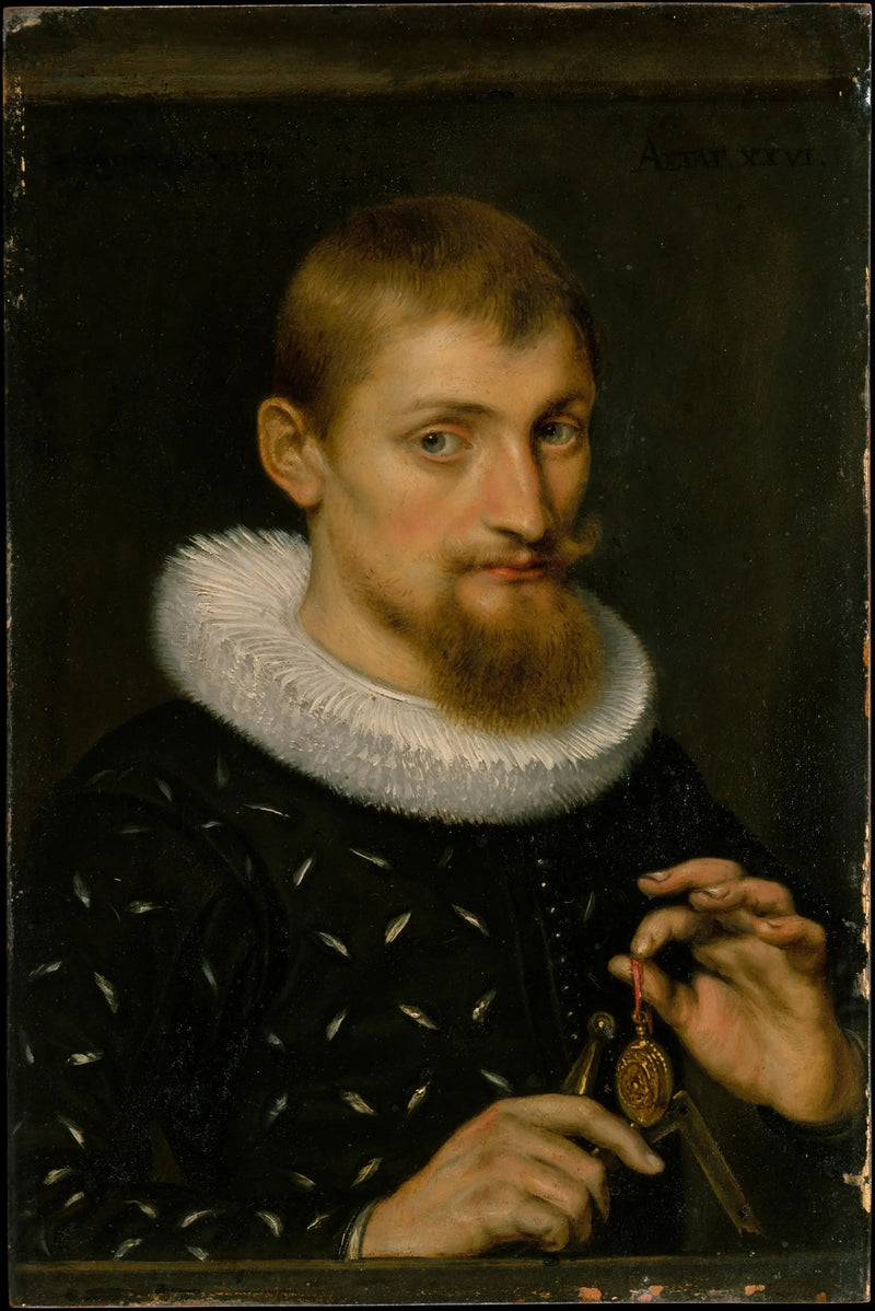 Ritratto di un uomo, forse un architetto o un geografo - Peter Paul Rubens