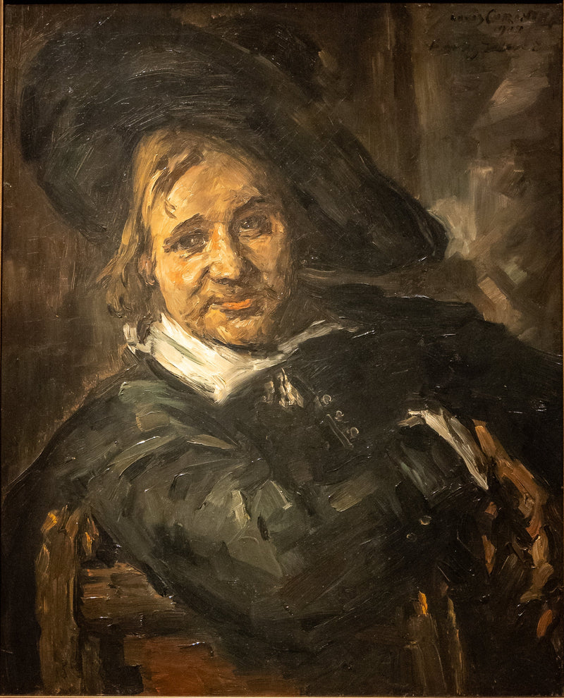 Ritratto di un uomo con un cappello morbido (da Frans Hals) - Lovis Corinth
