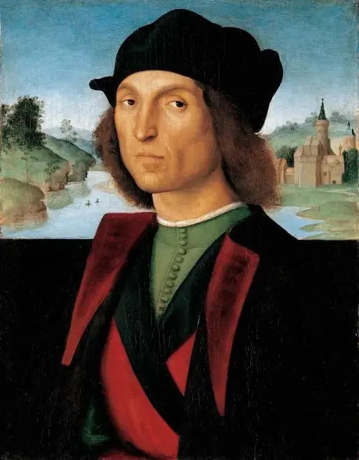 Portrait d'un homme - Raphaël Sanzio image 1 reproduction de peinture à l’huile