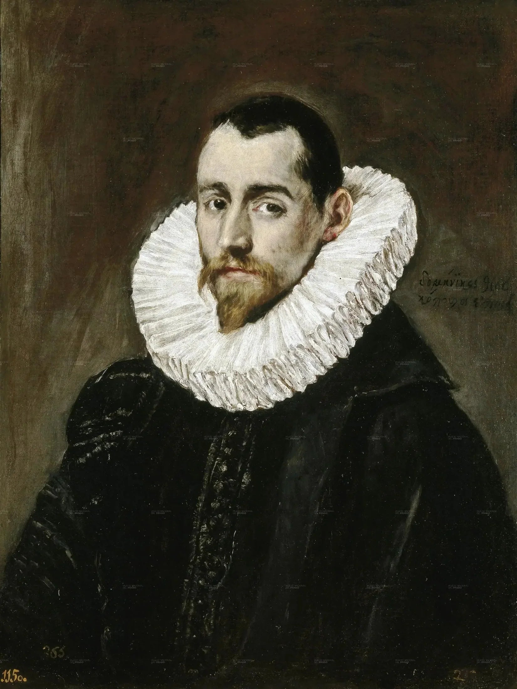 Portrait d'un jeune gentilhomme - El Greco image 1 reproduction de peinture à l’huile