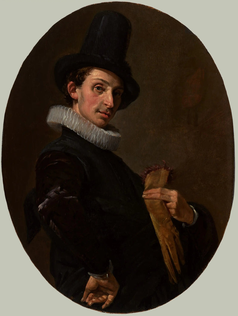 Ritratto di un giovane con guanti - Frans Hals