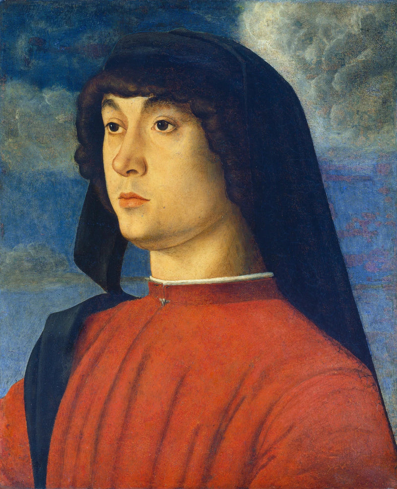 Ritratto di un giovane uomo in rosso - Giovanni Bellini