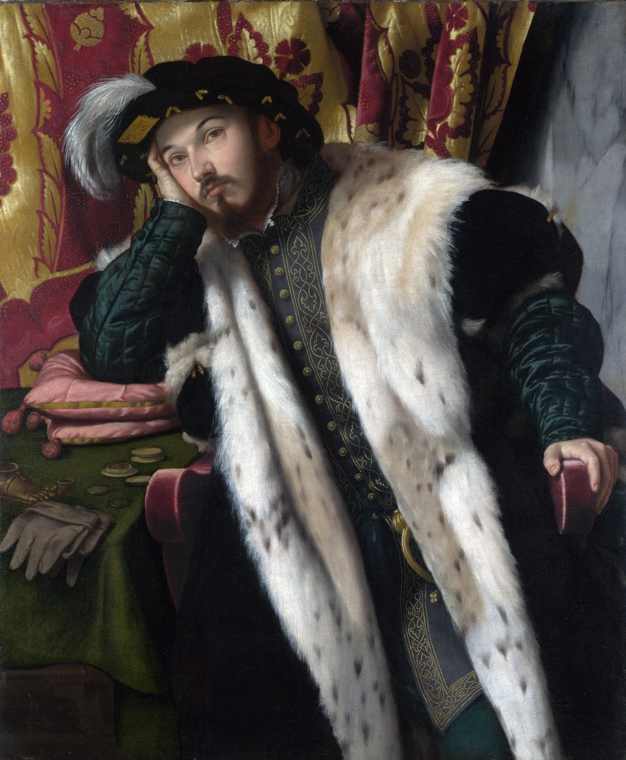 Ritratto di un giovane uomo (Fortunato Martinengo Cesaresco ?) - Alessandro Bonvicino