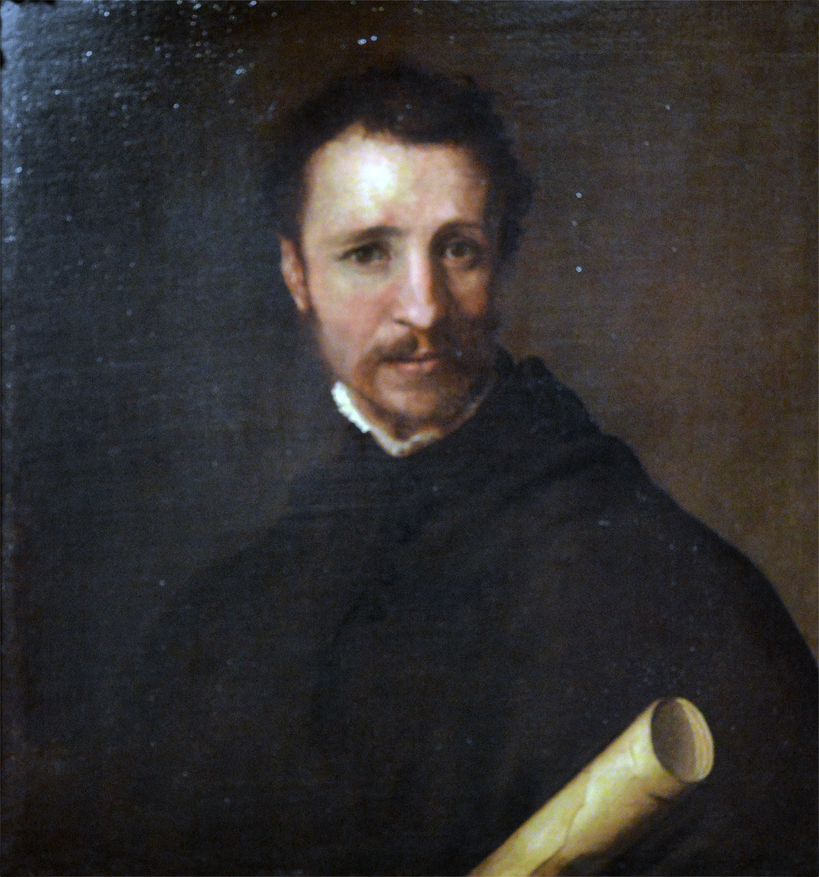 Portrait d'un jeune homme par Lorenzo Lotto - Lorenzo Lotto image 1 reproduction de peinture à l’huile