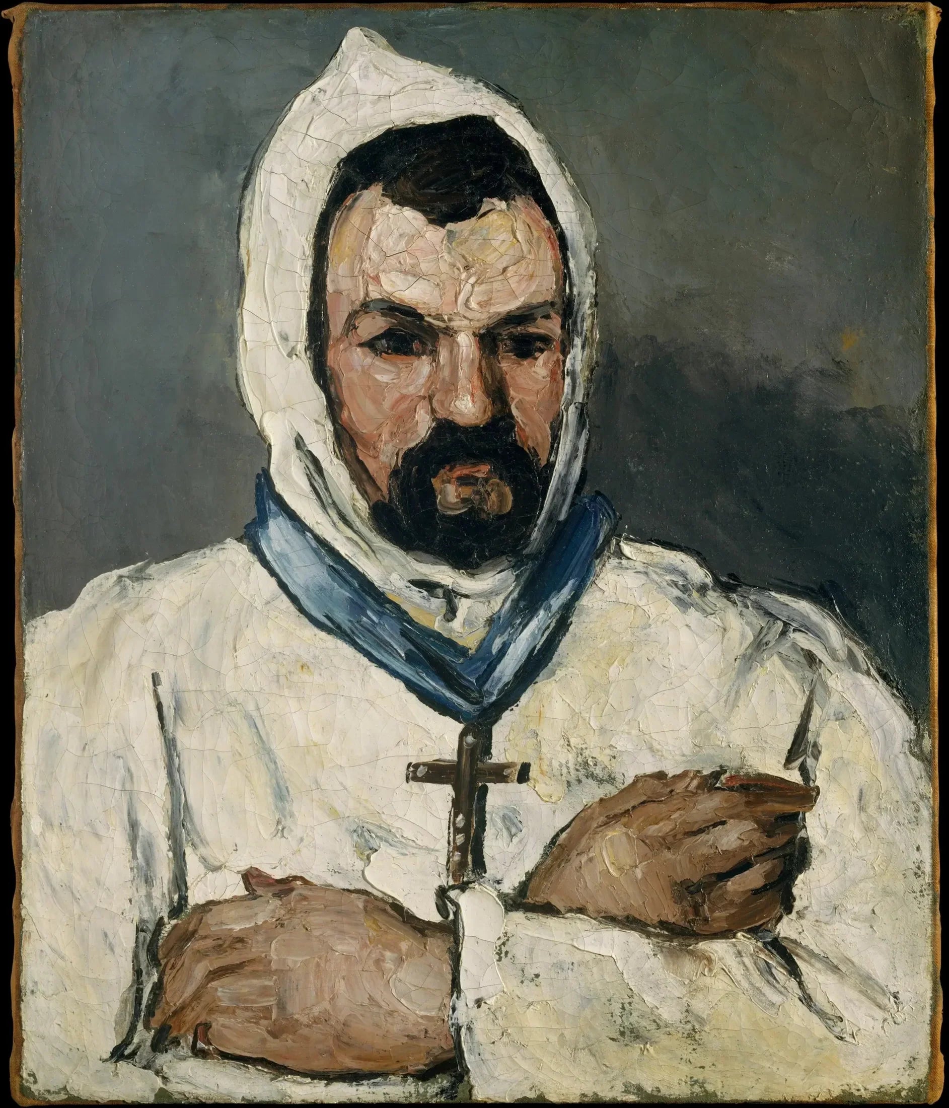 Portrait d'un moine - Paul Cézanne image 1 reproduction artisanale de tableau