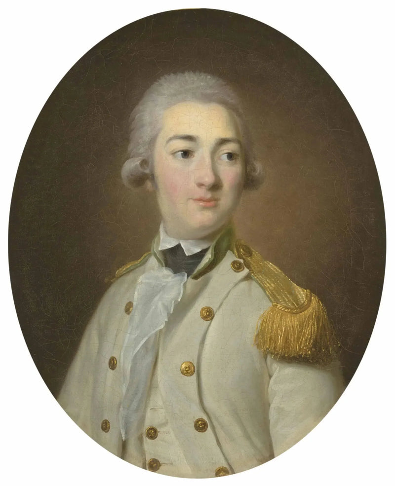 Ritratto di un ufficiale subordinato dell'infanteria reale francese, in busto - Élisabeth Vigée Le Brun