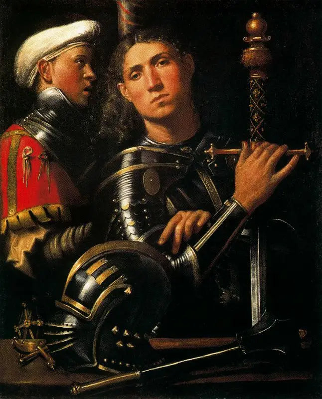 Ritratto di un soldato con il suo scudiero - Giorgione