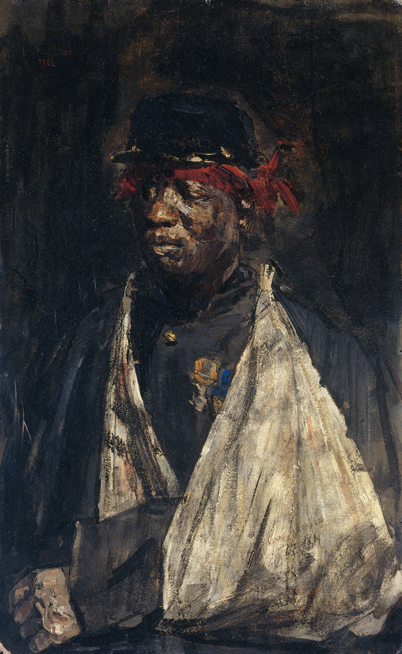 Ritratto di un soldato KNIL ferito - Isaac Israels