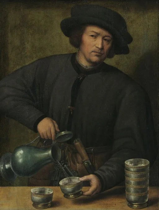 Ritratto di un versatore di vino - Joos van Cleve