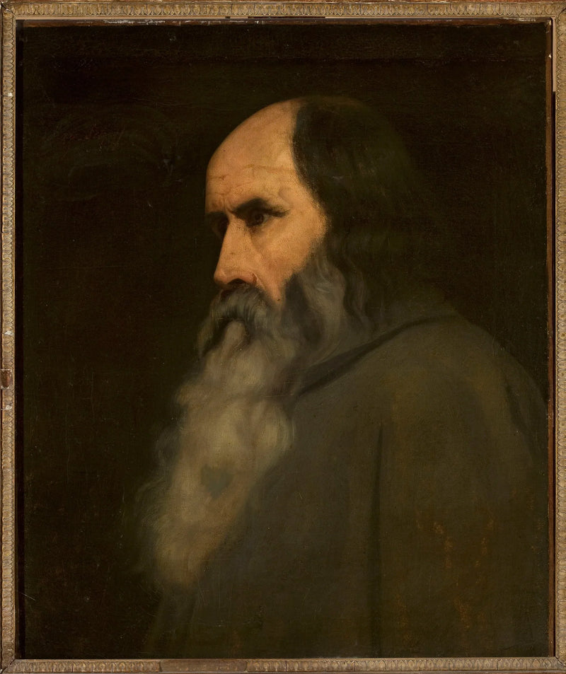 Ritratto di un uomo anziano (Berthold Schwarz ?) - Ary Scheffer