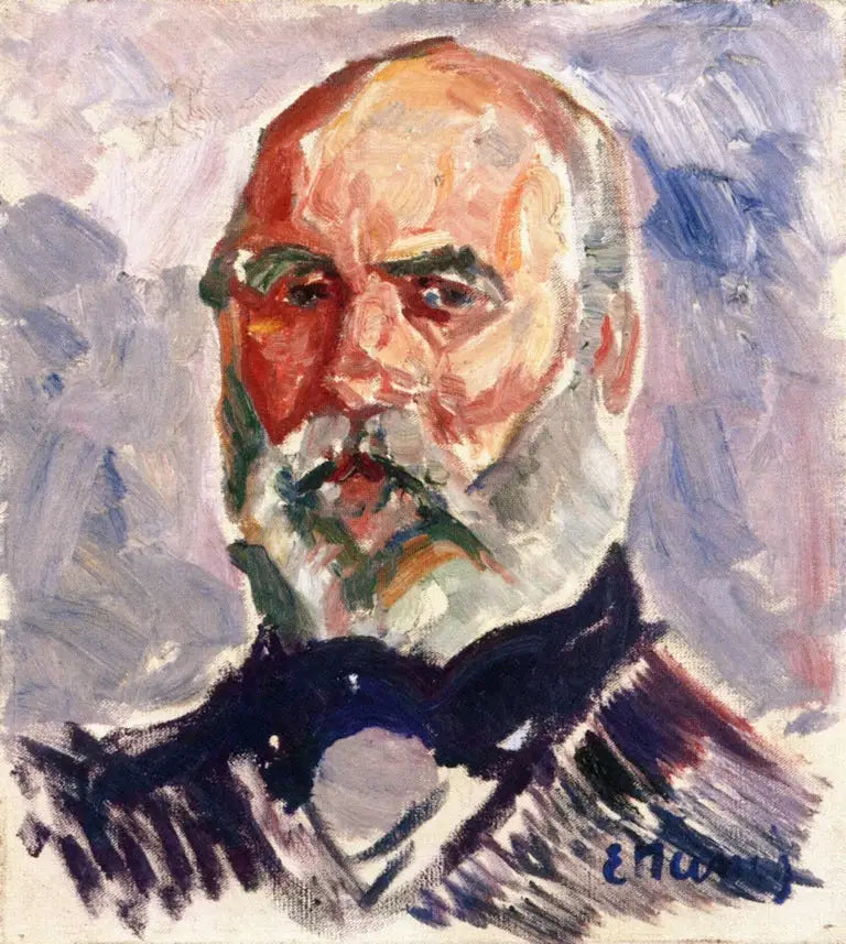 Ritratto di un vecchio uomo - Edvard Munch