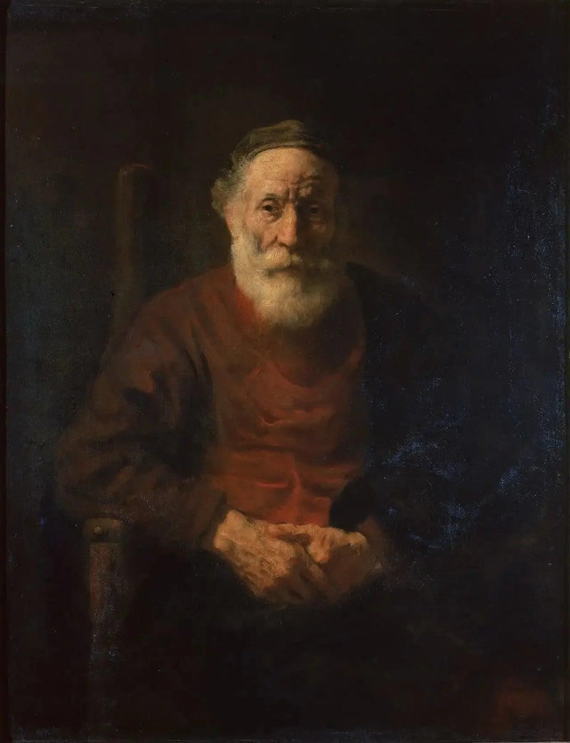 Ritratto di un vecchio in rosso di Rembrandt - Rembrandt