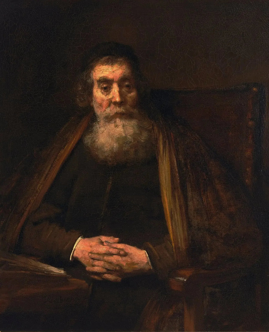 Ritratto di un vecchio (probabilmente il pedagogista, Jan Amos Komensky detto Comenius) - Rembrandt