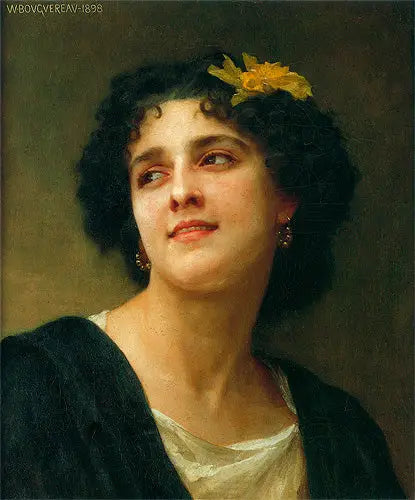 Ritratto di una bruna. - Bouguereau