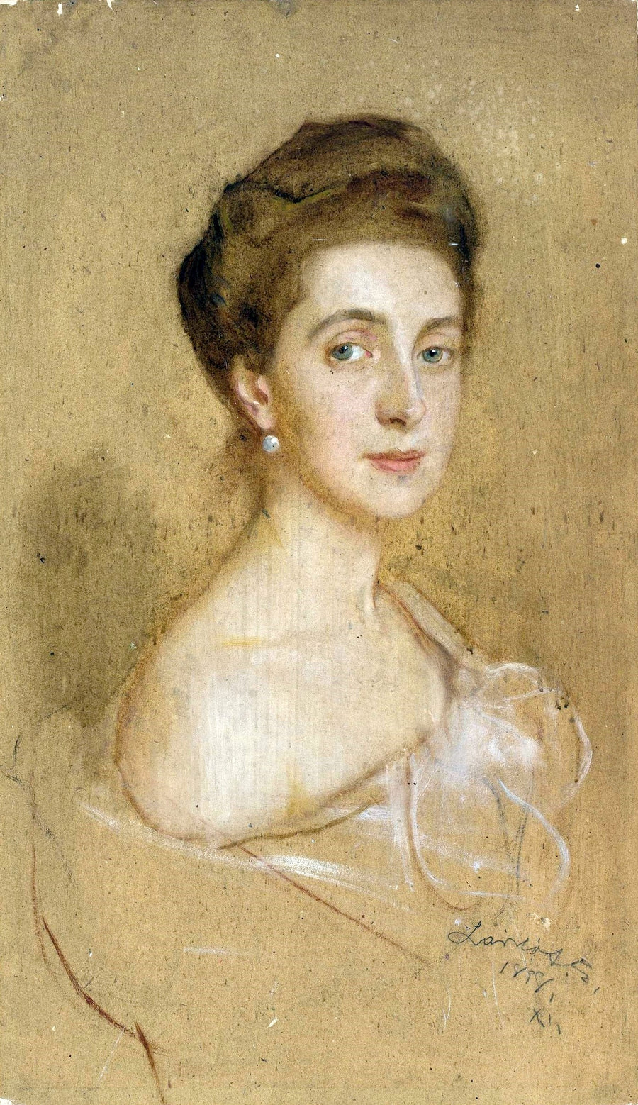 Ritratto di una dama con l'orecchino di perla - Philip de Laszlo