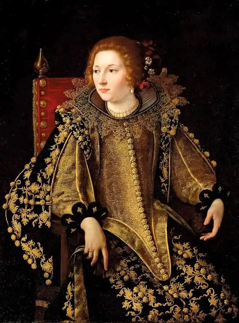 Ritratto di una signora seduta (signora Caterina Savelli?) - Artemisia Gentileschi