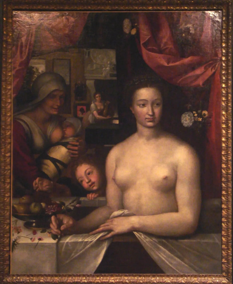 Ritratto di una dama nel bagno - François Clouet
