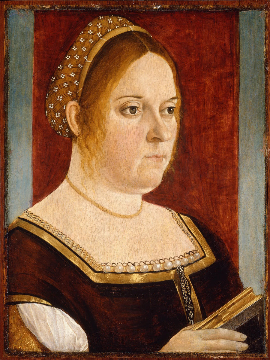 Ritratto di una dama con un libro - Vittore Carpaccio