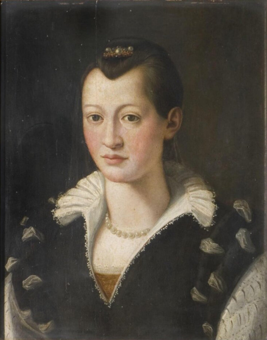 Ritratto di una dama in abito nero - Bronzino